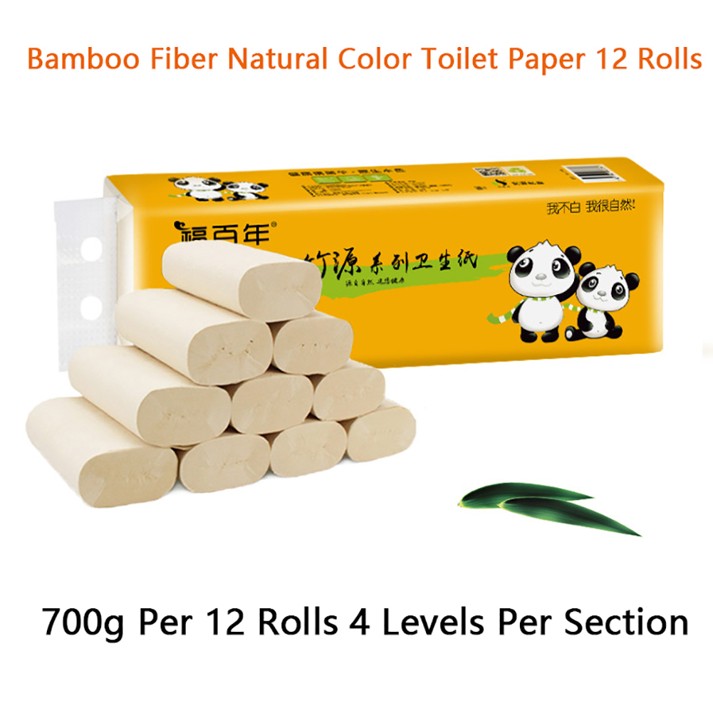 12 Rolls 4 Layers toilet paper,comfortable native wood pulp,coreless toilet paper, paper roll for home,paper towels for bathroom