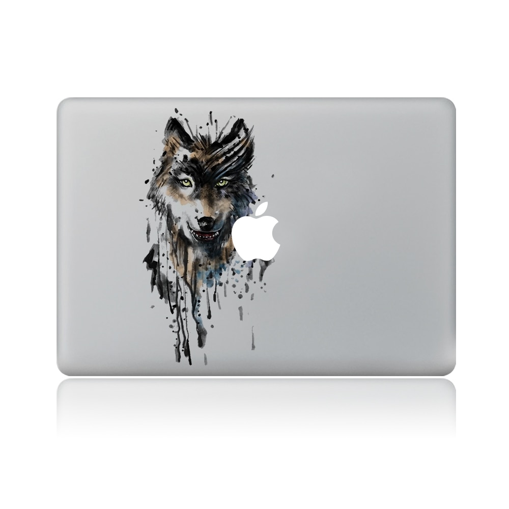 Wolf Ogen Vinyl Decal Laptop Sticker Voor Macbook Pro Air 13 Inch Cartoon Laptop Skin Shell Voor Mac Boek