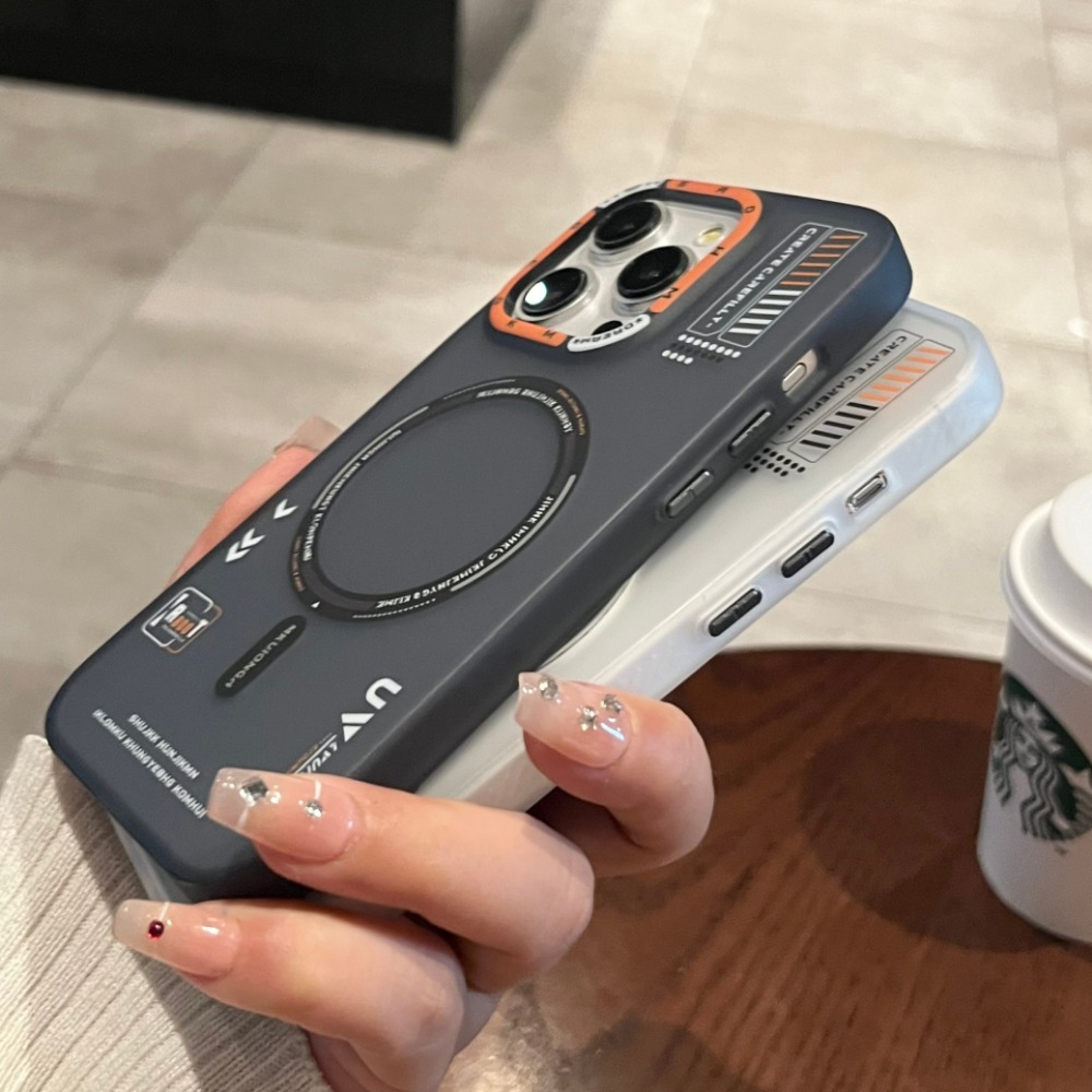 Capa magnética fosca Magsafe para iPhone, dupla cor, capa resistente à choque, fosco, ultra fino, iPhone 15, 14, 13 Pro Max, 12, 15Pro, 14Pro