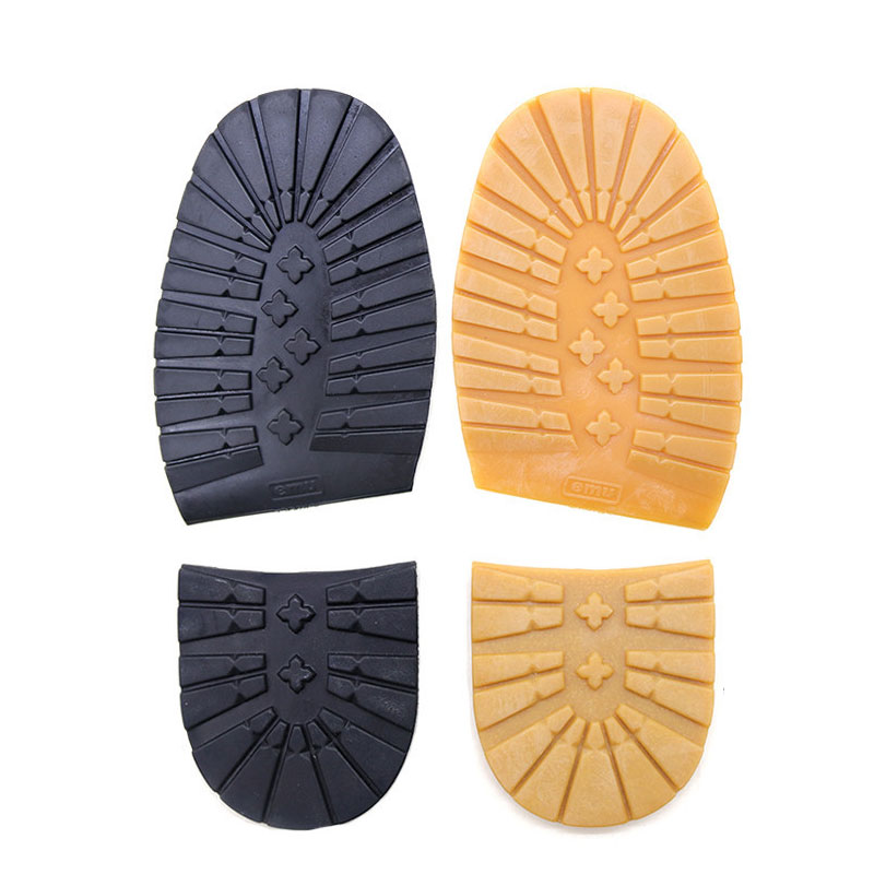 Verdicken Gummi Schuh Sohlen für Männer Leder Geschäft Schuhe Ferse Sohle Nicht-Unterhose Reparatur DIY Ersatz Laufsohlen Schwarz Beige schuh Pad