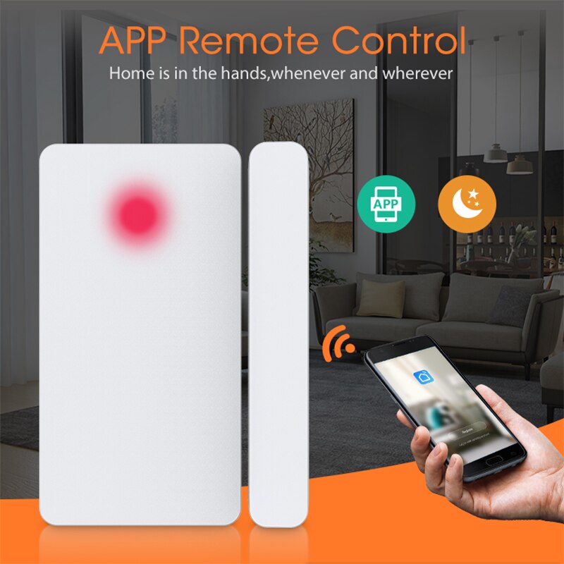Tuya Smart ZigBee Door Window Contact Sensor Smart Home Wireless Door Detectors Open/Close APP Remote Alarm