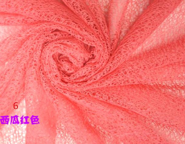 160*50 cm Mesh Gaas Kaasdoek Wraps met Matchende Bloem Hoofdband Volledige Set Voor Pasgeboren Fotografie: 06