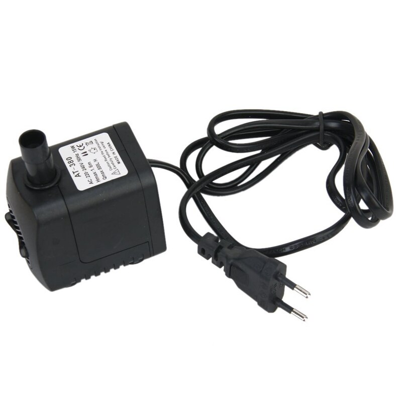 Ac 220-240V 15W Dompelpomp Water Pomp Fontein Vijver Pomp Aquarium Eu Plug: Default Title