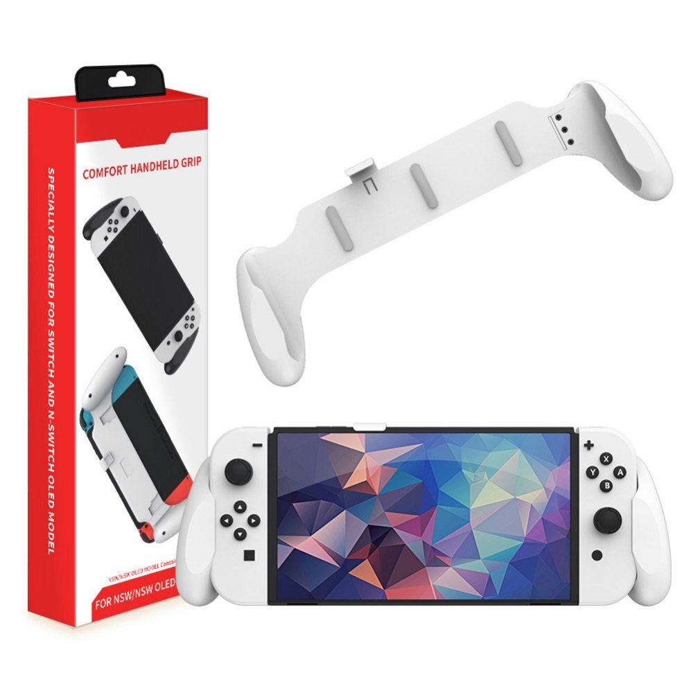 Soporte de agarre de mano para consola de juegos OLED, cómodo y ergonómico, ABS duro, accesorios para NS: W