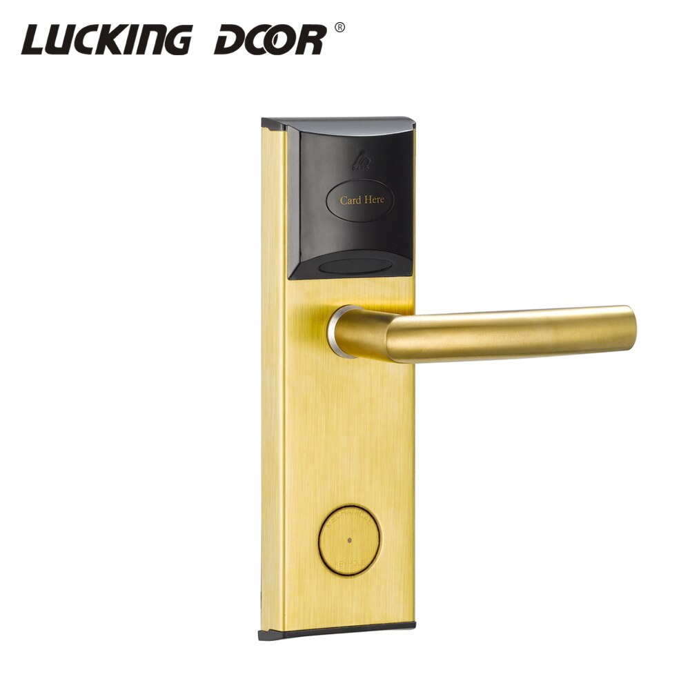 hotel door access system digital Electric intelligent Electronic hotel key card door lock Electronic RFID Card