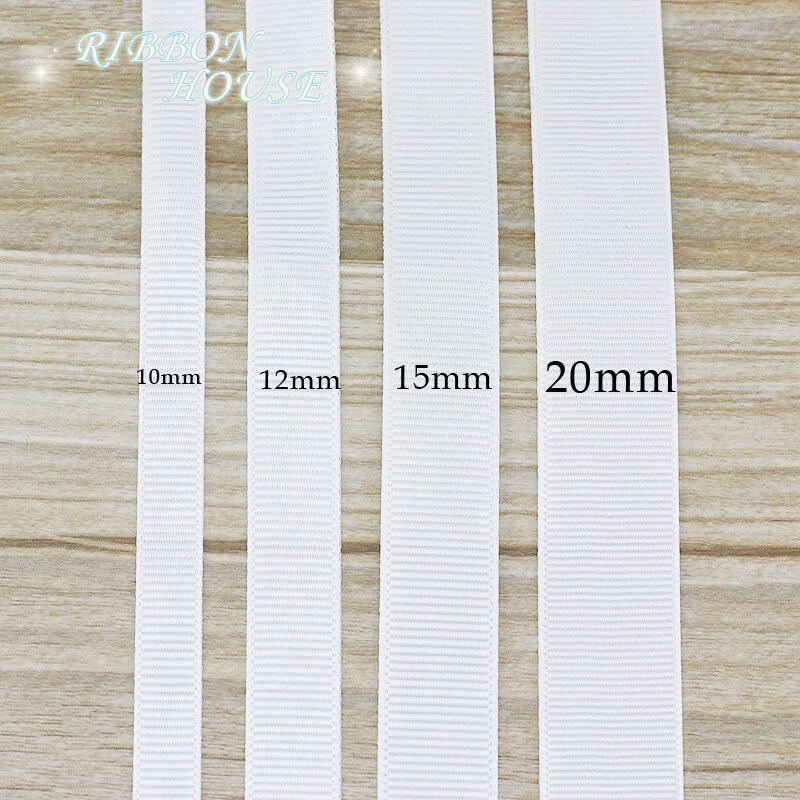 (10 meters/lot) White Grosgrain Ribbon wrap decoration ribbons