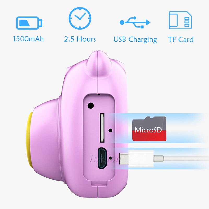 Digital Camara Kids WiFi Video Kamera Kinder Toys Camera Fotografica Mini Dual Lens Photo Camcorder For Children Birthday