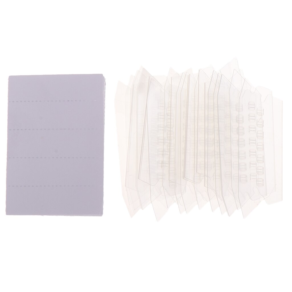 25 Pcs Transparent Plastic Film Page Marker Index Flags Tabs For Side Marker