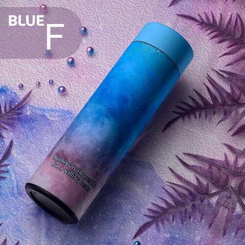 LDFCHENNEL 500Ml Nieuwe Ontwerp Thermische Fles Rvs Thermos Chinese Stijl Kraan Thermo Cup Straight Vacuüm Thermosfles: F