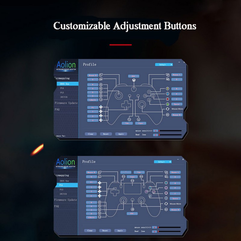 Wired Keyboard And Mouse Adapter Portable Gaming Mice Converter For PS4 Xbox One Switch