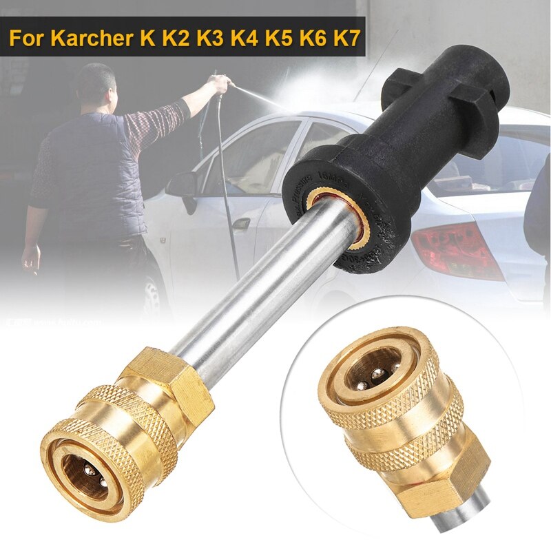 Adaptador de liberación rápida limpiador de alta presión para Karcher K K2 K3 K4 K5 K6 K7 herramienta para lavado de coche adaptador hembra