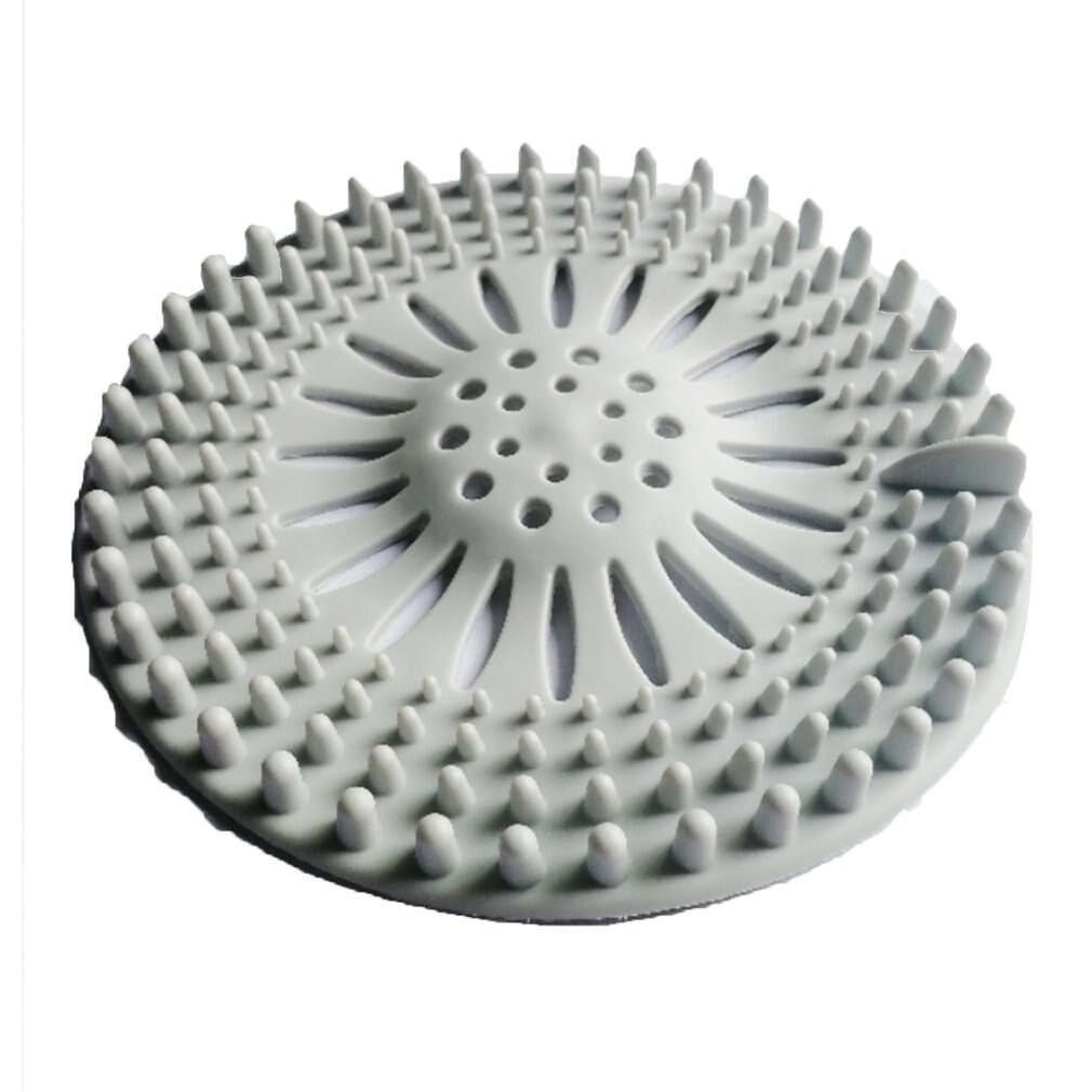 Runde gulvafløbsmåtte dækselpropp vandfilter brusebadafdækning vaske filter filter hårpropp til badeværelse køkken