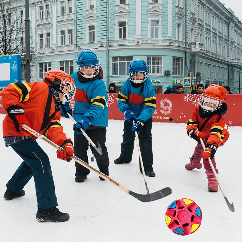 Street Hockey Puck Multicolor ABS High-density for Ice Hockey Training Inline Roller Field Hockey Practise Pucks Equipment Balls