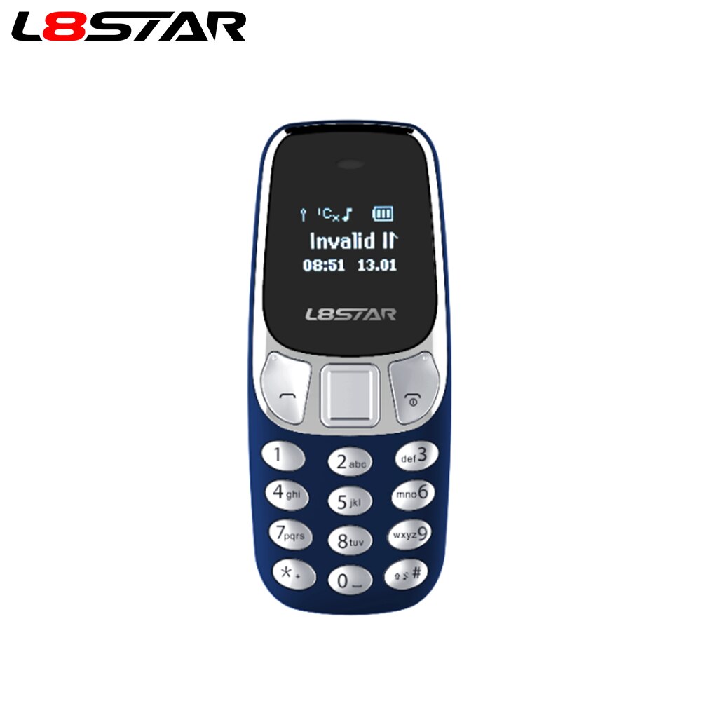 L8star BM10 mini mobiele telefoon Dual Sim-kaart met MP3 speler FM unlocked cellphone voice verandering bluetooth dialing GSM oortelefoon