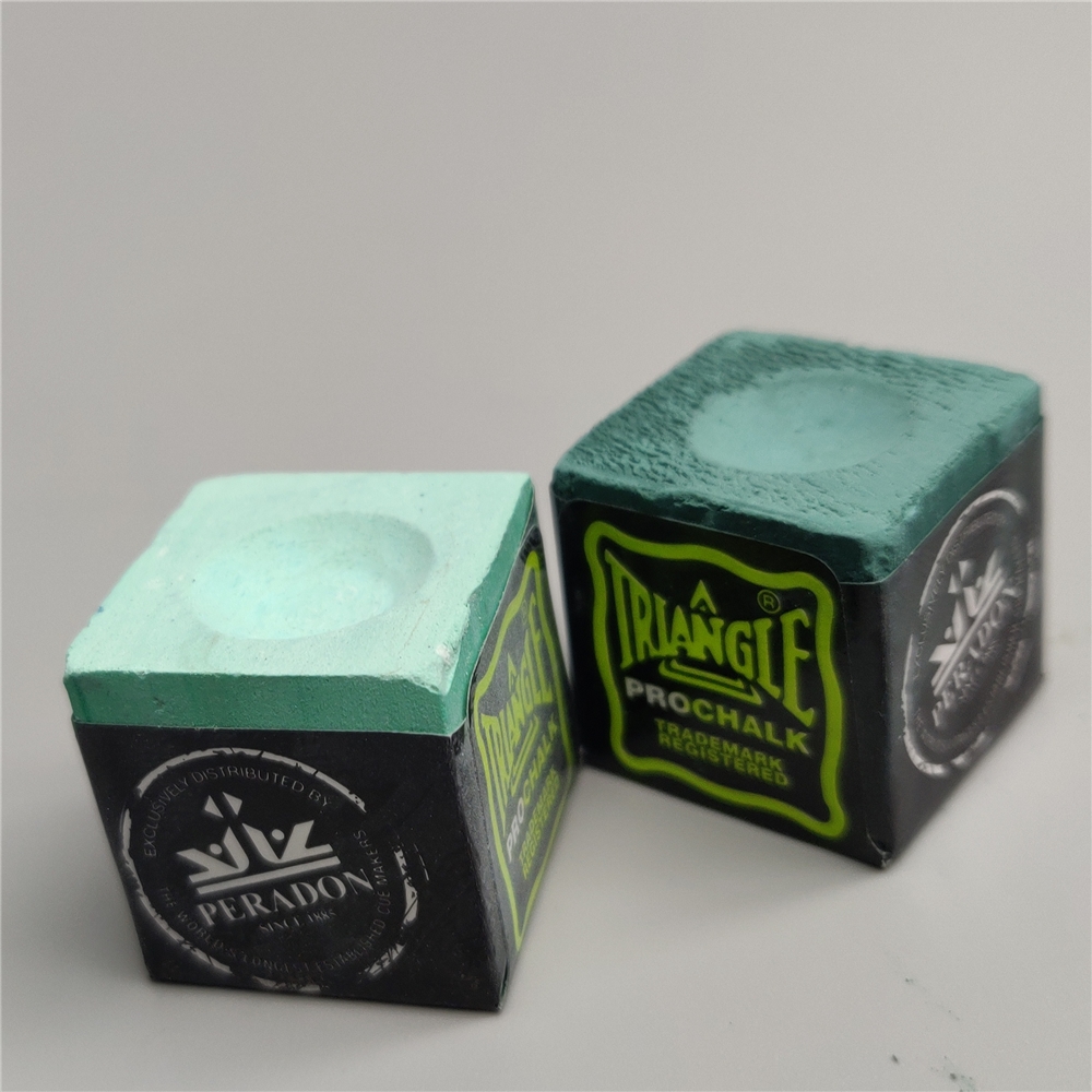 Billard Chalks 2 pcs Triangle PRO Chalks PERADON Tweeten Snooker Green Chalks Snooker &amp; Billiard Accessories