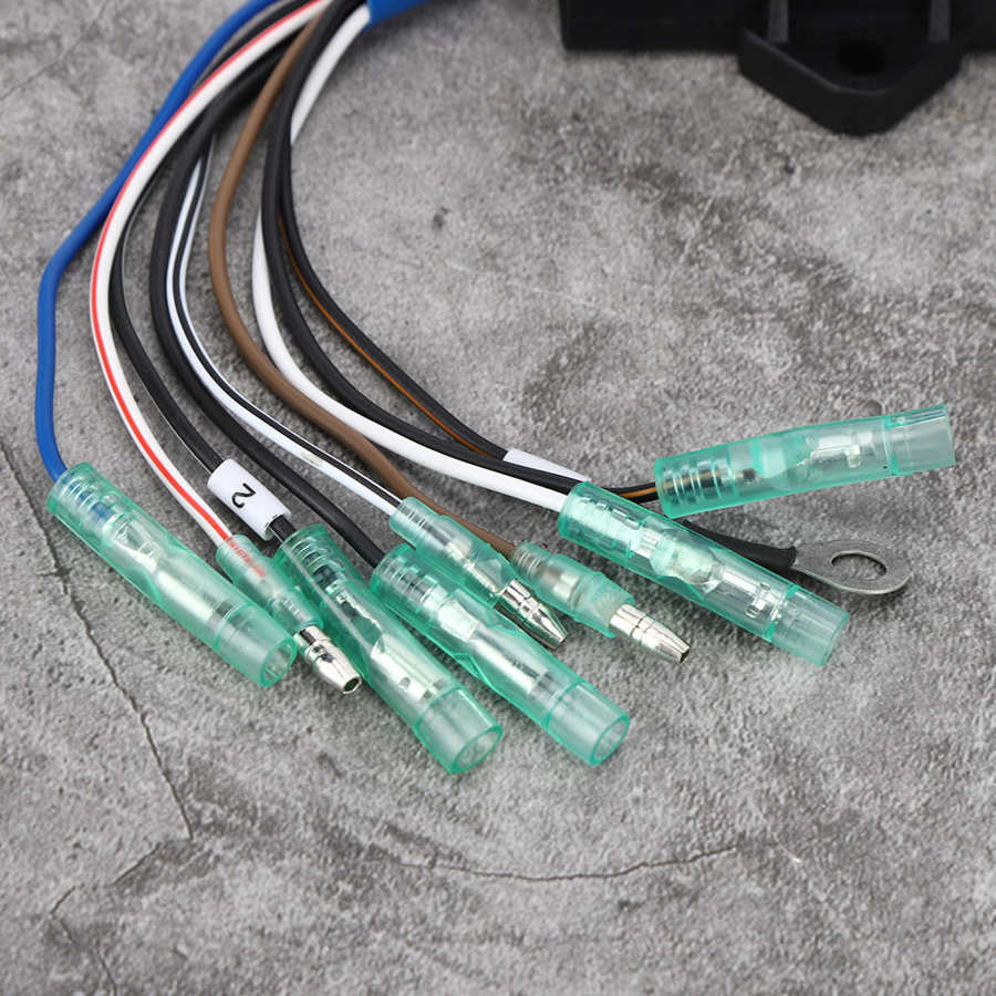 Styretøj til bådstang cdi spole enhed assy 61n-85540-13 passer til yamaha påhængsmotor  c 25hp 30hp 2t båd rustfrit stål