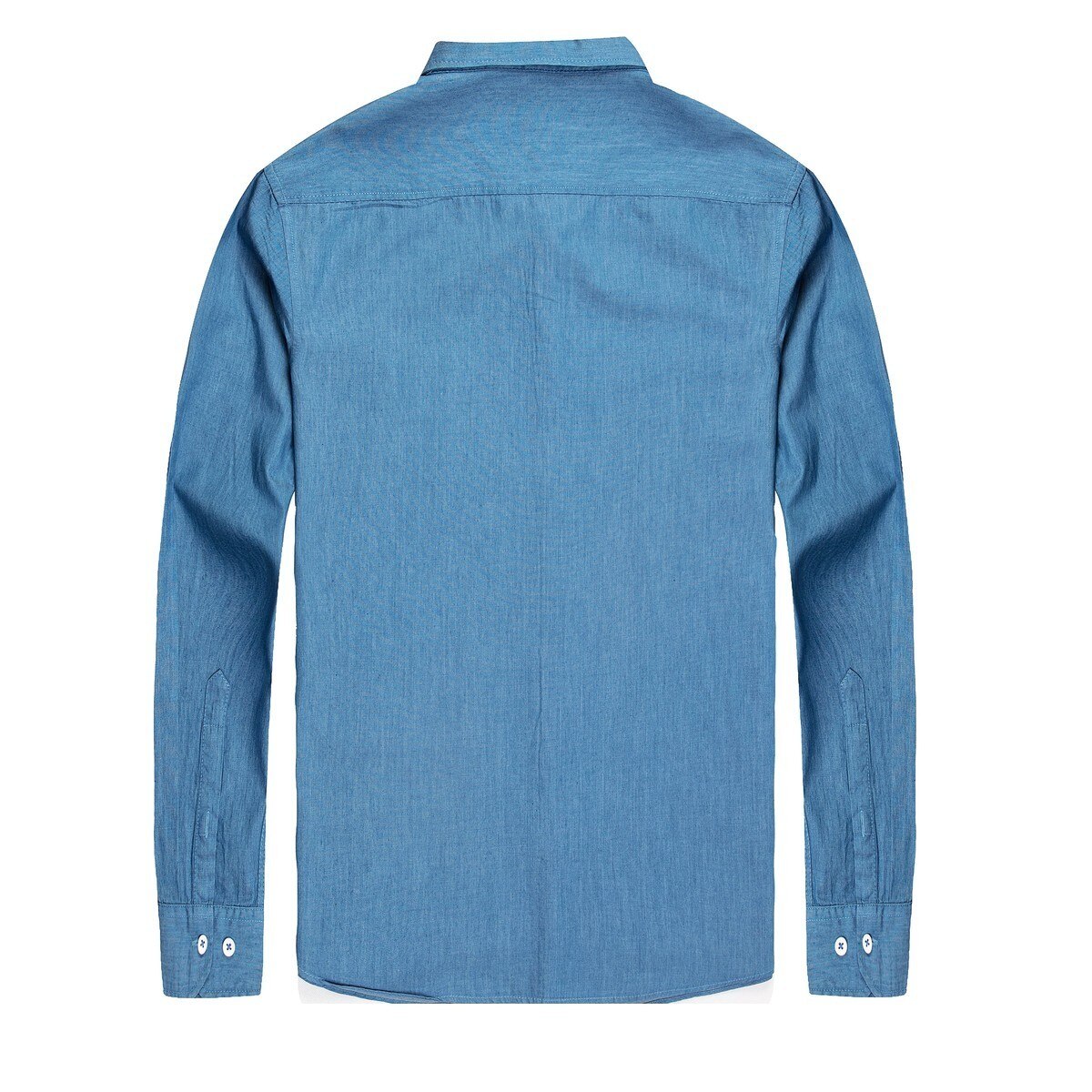 Jeansskjorta män plus size-kläder 8xl 7xl 6xl 5xl 4xl mansskjortor långärmade fritidsskjortor i bomull