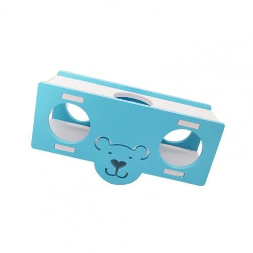 Doskonała huśtawka chomika zabawna łatwa w montażu zabawka chomika premia DIY: niebieski