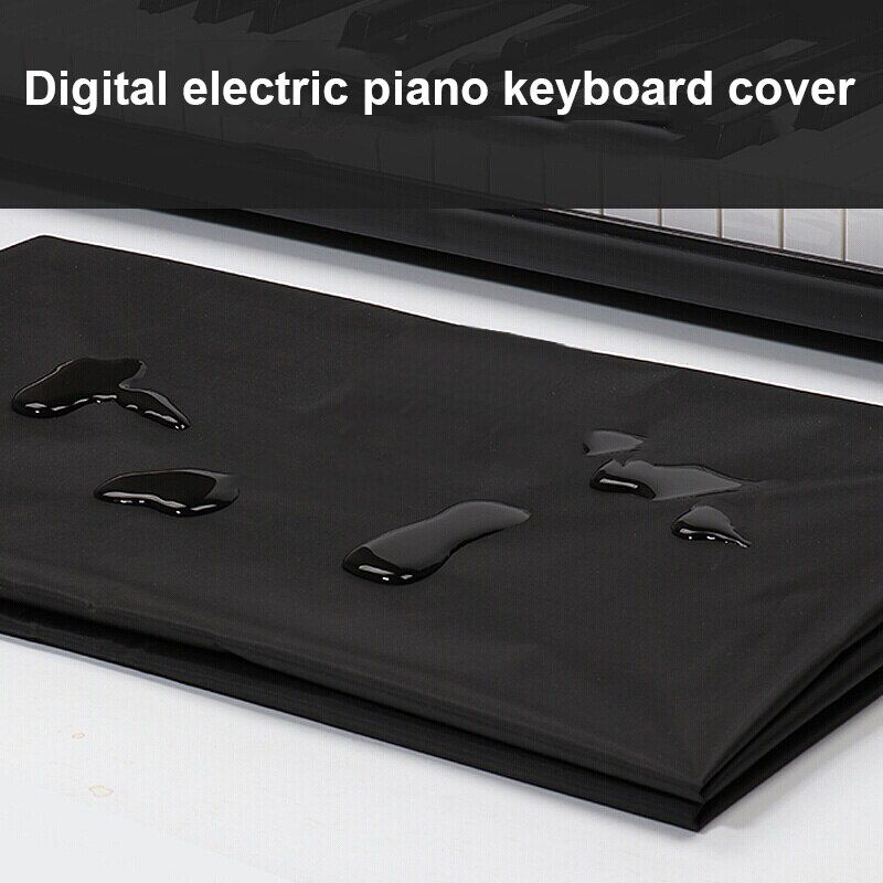 Vandtæt elektronisk digitalt klaver keyboard cover støvtæt opbevaringspose holdbar sammenklappelig til 88/61 nøgler fping