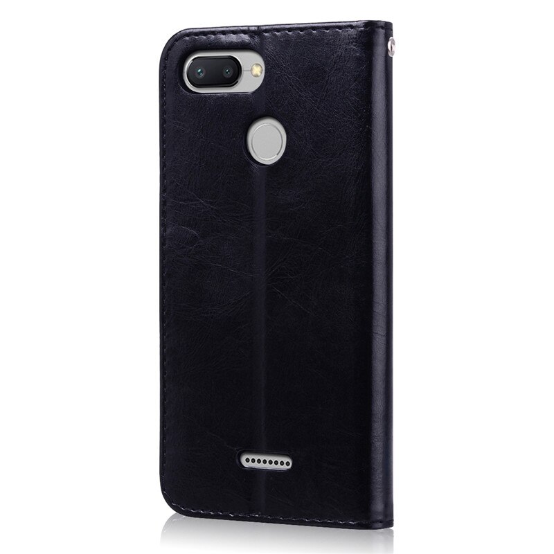 Leder fallen für Xiaomi Redmi 6 Zurück Abdeckung Brieftasche kippen fallen für Xiaomi Redmi 6 Redmi6 fallen für xiaomi redmi 6 Funda Coque