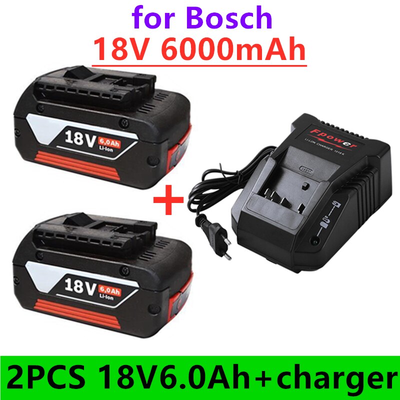 2022 18V 6Ah for Electric Drill Rechargeable Li-ion Battery BAT609, BAT609G, BAT618, BAT618G, BAT614 +Tax inclusive Express