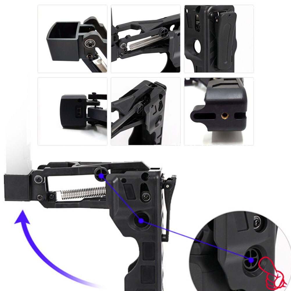 Anti-slip Accessories Outdoor Shock Absorber Camera Stabilizer Foldable Multifunction Z Axis Gimbal Stand Safe For OSMO Pocket