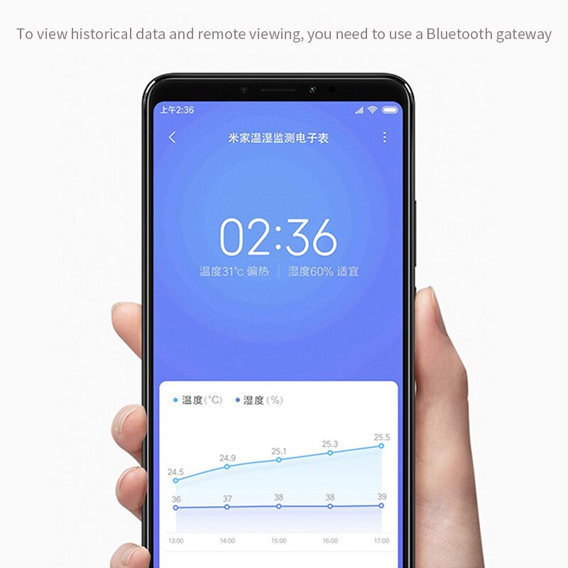 Original Xiaomi Mijia Bluetooth inalámbrico eléctrico inteligente LCD pantalla Digital Interior Exterior higrómetro termómetro herramientas de medición
