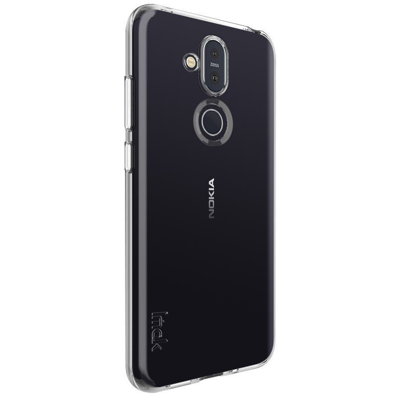 IMAK per Nokia 8.1 Caso 1.3 millimetri Tipo di Ispessimento UX-5 Serie Antiurto Molle di TPU Caso Della Copertura Posteriore per Nokia 8.1 /Nokia X7