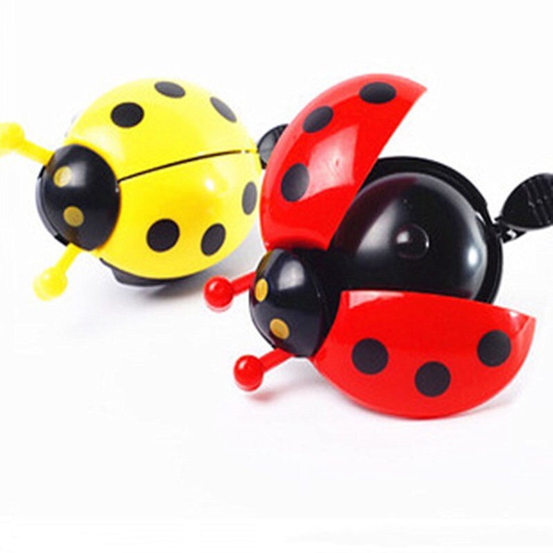 Timbre de bicicleta nueva con dibujos de escarabajo para niños, timbre de mariquita para bicicleta, bocina de paseo, alarma, accesorios para bicicleta, 1 ud.