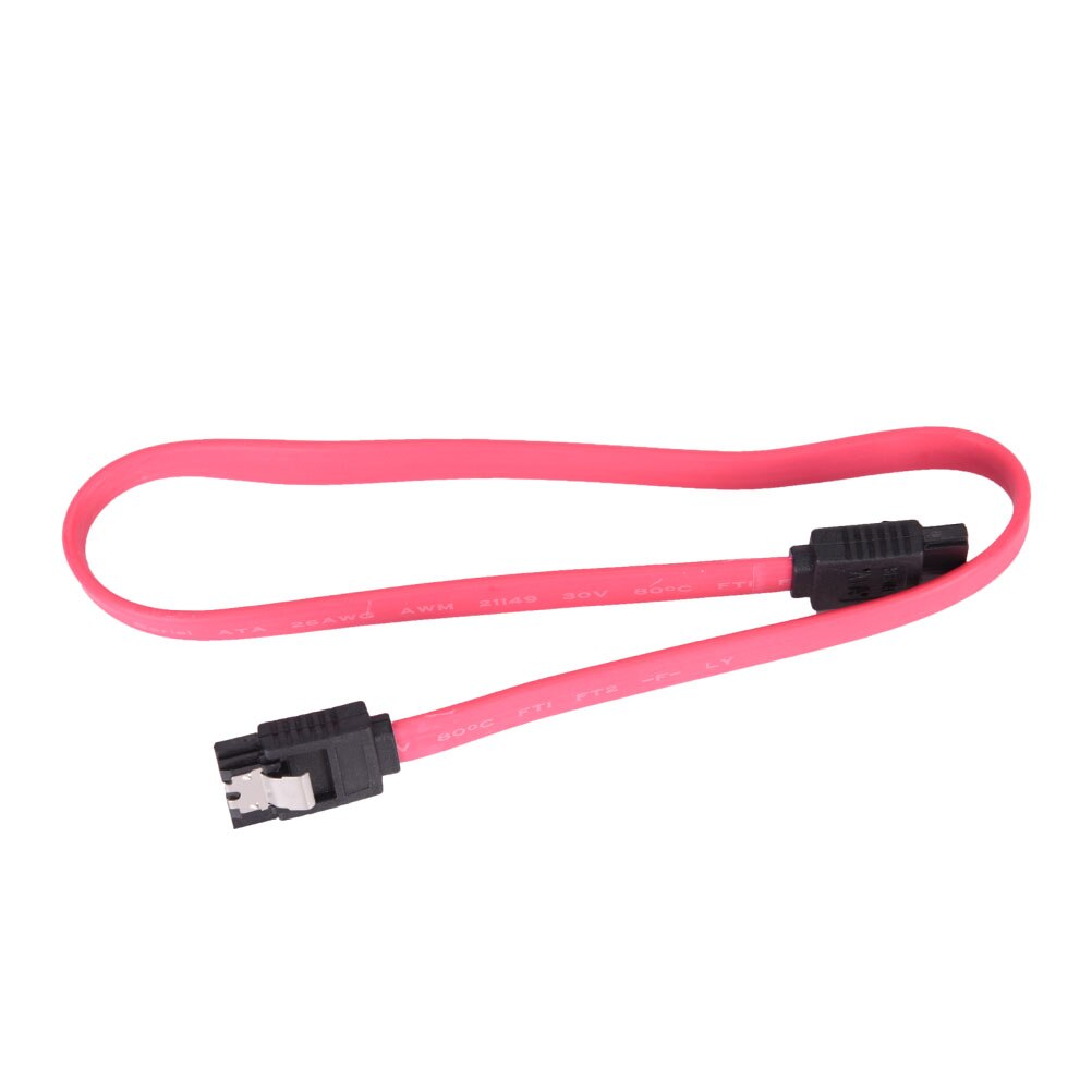 1PC 39cm Serial ATA SATA 3 RAID Data HDD Hard Drive Disk Signal Cables Yellow Red Straight High Speed SATA Data Cable: RD