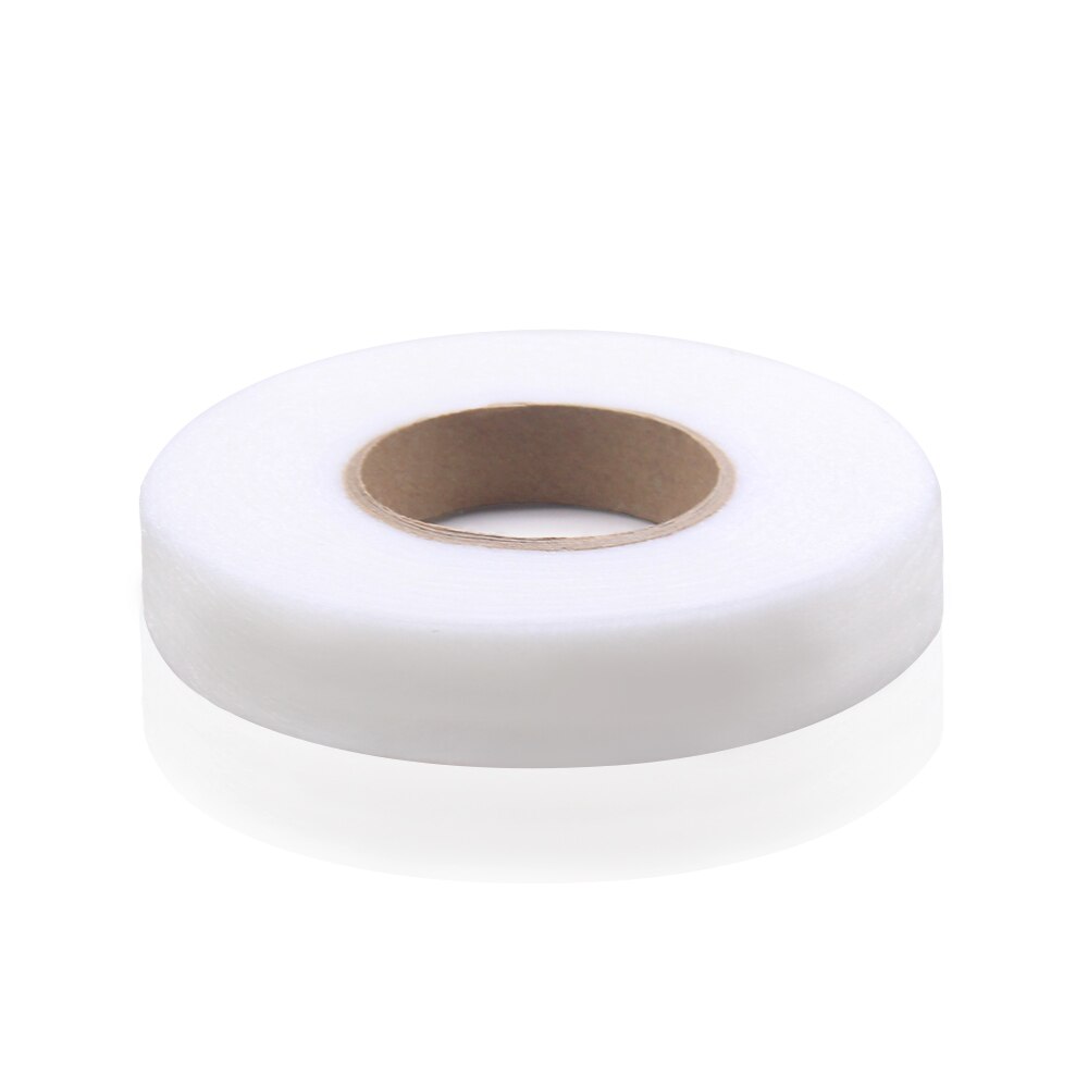 70yds/roll White/Black Double Faced Adhesive Fabric Tape Patchwork Interlinings Iron On Melt Omentum DIY Cloth Garment Accessory: 20mm White000