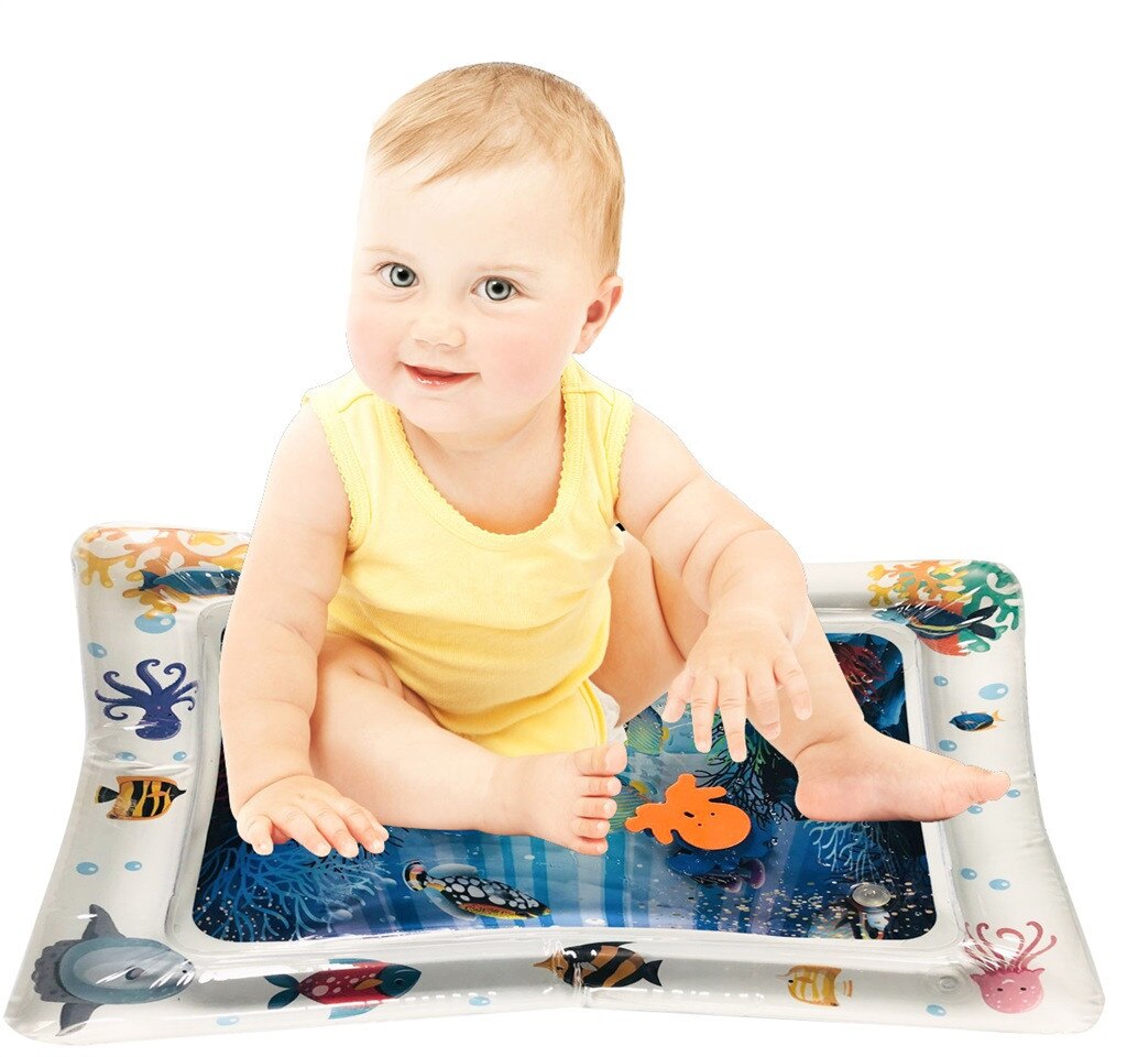 ! 18 Ontwerpen Baby Kids Water Spelen Mat Opblaasbare Baby Tummy Tijd Playmat Peuter Voor Baby Leuke Activiteit Spelen Centrum: B