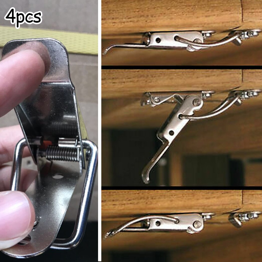 Spring Loaded Spring Toggle Latch Stainless Steel Catch Clamp Clip Case