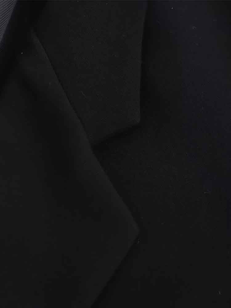 Neue europäische und amerikanische Damenbekleidung. Einfache und vielseitige zweireihige, lockere Freizeitanzugjacke
