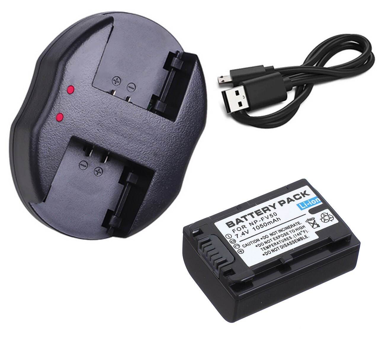 Bateria + ładowarka robić sony HDR-CX320E, HDR-CX330E, HDR-CX350VE, HDR-CX360VE, HDR-CX370VE, HDR-CX380E, HDR-CX390E kamery Handycam: bateria i ChargerE