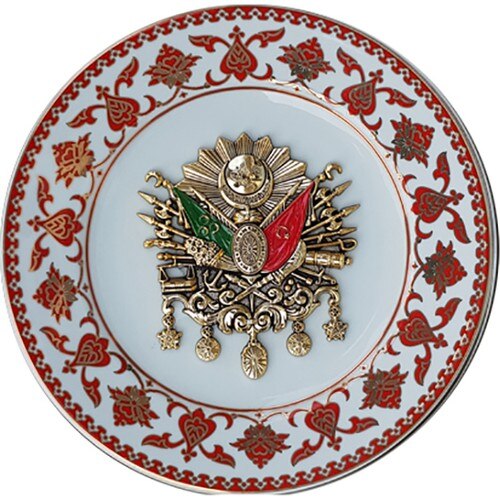 Tegel Prt 1 25 Cm Poef Crested Porseleinen Tegel Plaat