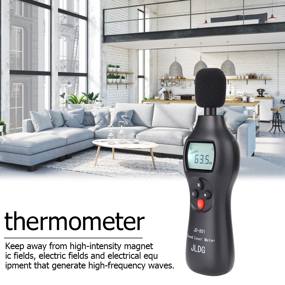JD-801 Mini Noise Tester Hoge Nauwkeurigheid 30-130dB Digitale Audio Sound Level Meter Diagnostic Sound Noise Meting Gereedschap