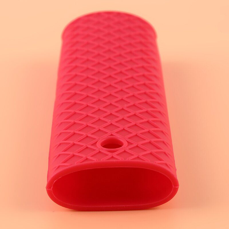 Saucepan Holder Sleeve Slip Cover Grip Cookware Parts Cookware Parts Unique Kitchen Silicone Pot Pan Handle: red