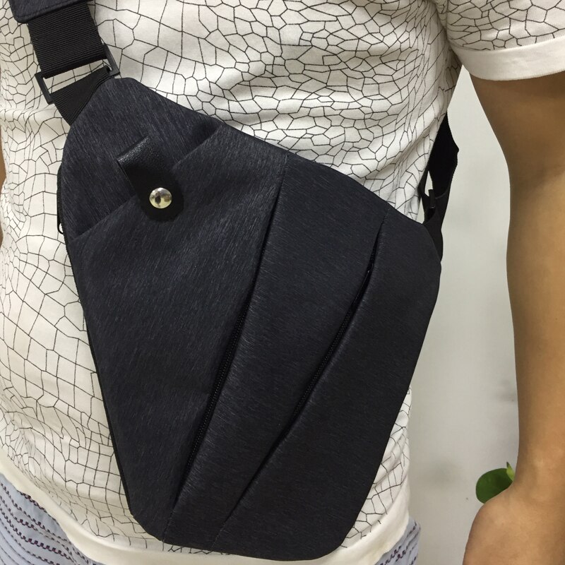 Sac à bandoulière pour hommes, sacs multi-usages, Compact, sacoche poitrine simple, sac à bandoulière