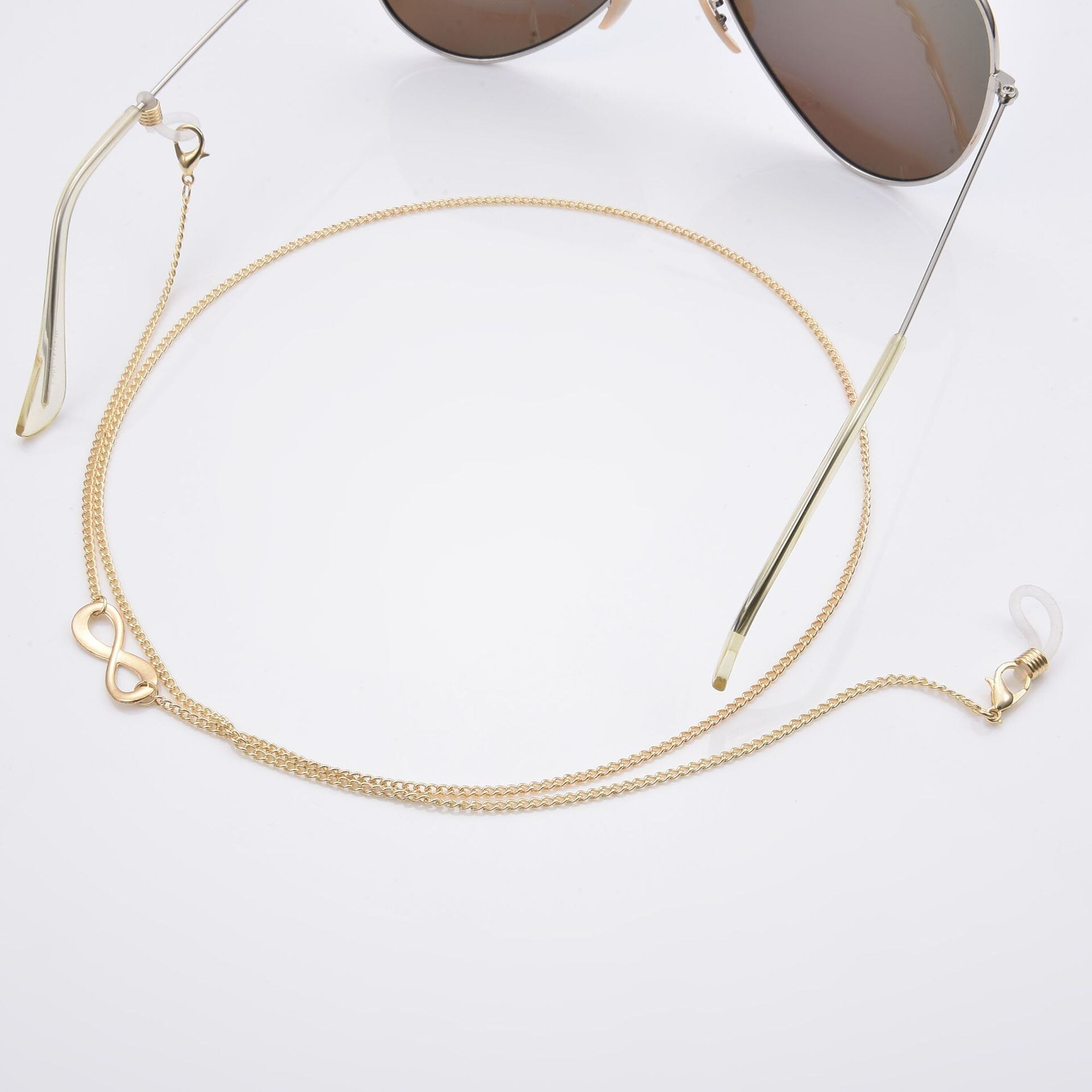 20 Soorten Leesbril Opknoping Ketting Zonnebril Bril Frame Neck Strap Bril Antislip Metalen Ketting: 15