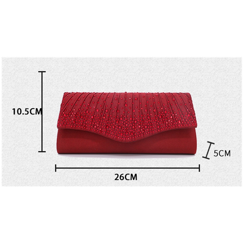 Dames Satin Koppelingen Avondtassen Bling Handtassen Wedding Party Purse Envelop Dames Tassen Portemonnee Clutch Bags