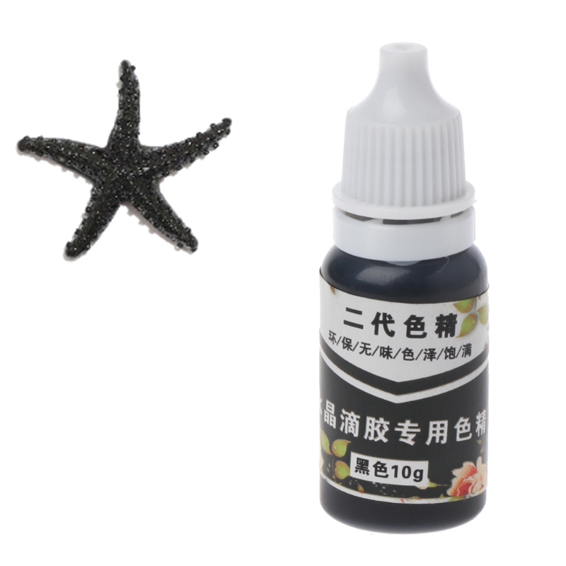 Pigmento de resina epoxi UV, resina de 10ML, colorante para teñido, pigmento de resina artesanías hechas a mano, juegos de arte DIY en 15 colores