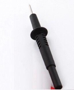 Multimeter Test Pen Banana Jack Pencil Probe 2mm Tip Test Probe Line Test Pencil: Only 1 black