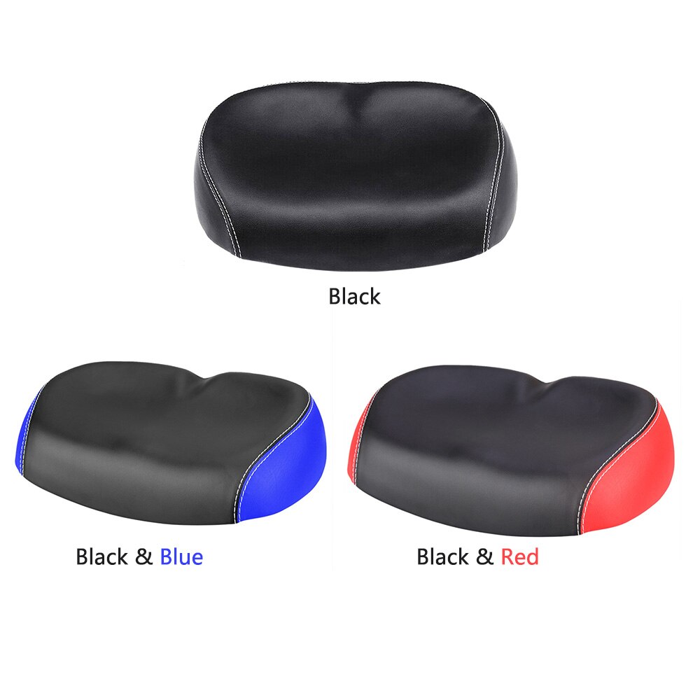 Big Ass Bike Fietsen Schokabsorptie Fiets Zadel Breed Grote Zachte Pu Pad Seat Voor Racefiets Mountainbike Mannen vrouwen