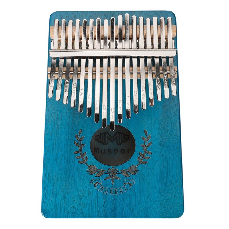 17 instrumentos musicales de caoba, Piano, Pulgar, llave, pegatina de martillo Kalimba, Kit para niños principiantes, Piano de dedo portátil: YK2526L