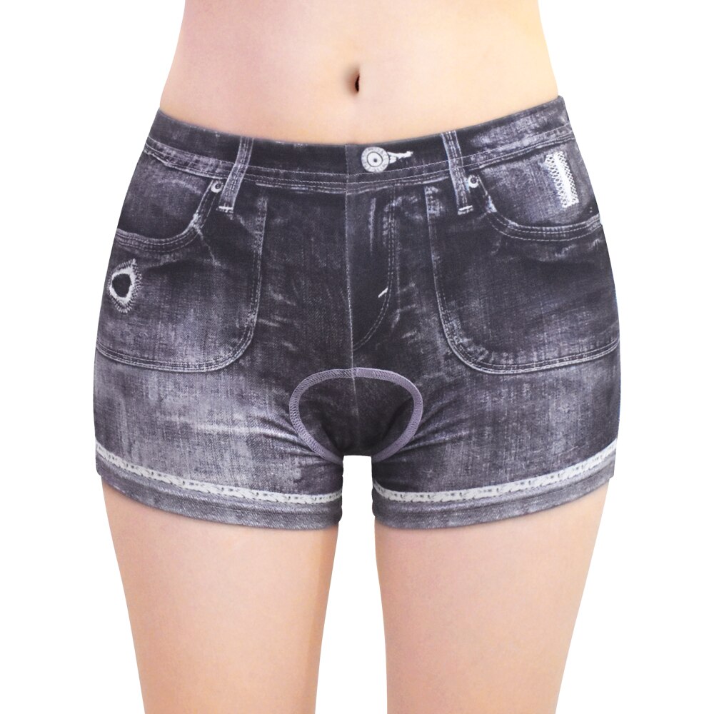 WOSAWE cuissard de cyclisme femme sous-vêtements de cyclisme vélo de route collants de Compression Gel 3D rembourré vélo pantalon court vtt Short: BL102 / XL