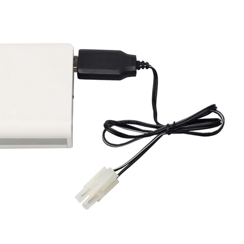 Ladekabel Batterie USB Ladegerät Ni-Cd Ni-Mh Batterien Pack KET-2P Stecker Adapter 9,6 V 250mA Ausgang Spielzeug Auto