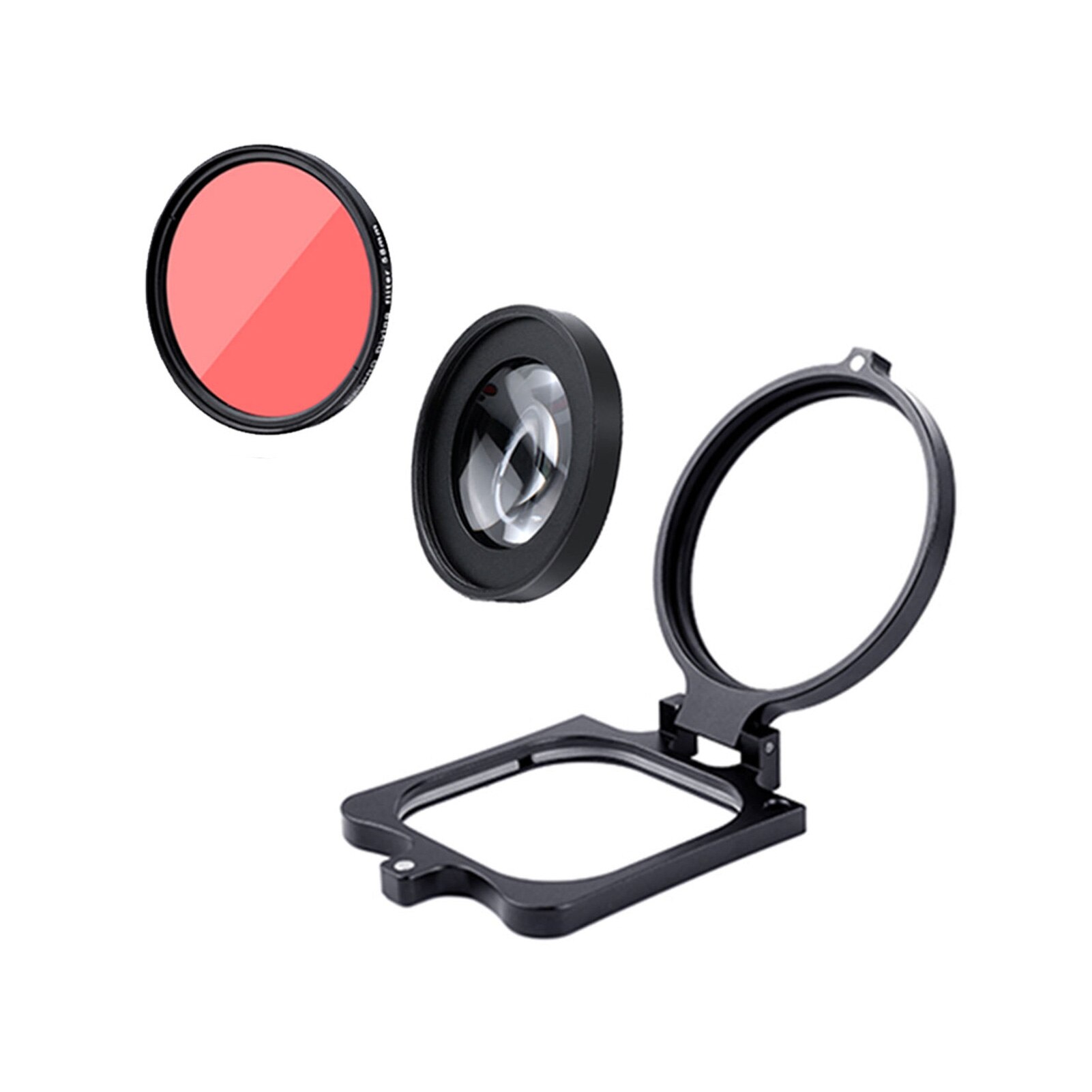 Praktische Actie Camera Duiken Lens Filte Installeren Macro Fotografie Professionele Aluminium Portable Voor Gopro Hero 9 8