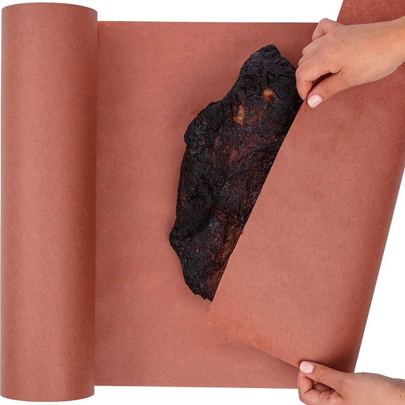 45.7cmx53. Pink Kraft Butcher Paper Roll Food Grade Peach Wrapping Paper for Smoking Meat of All Varieties: Default Title
