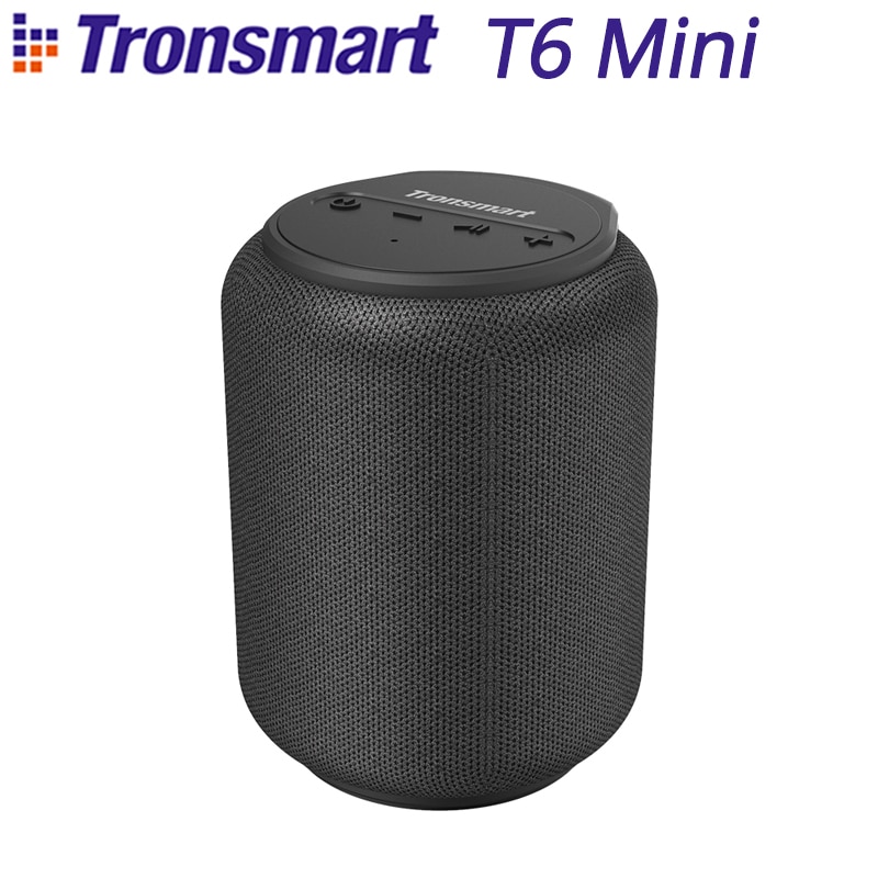 Tronsmart T6 Mini Outdoor Draagbare Speaker 15W IPX6 Waterdichte Draadloze Kolom Ondersteuning Voice Assistent 24 Uur Spelen